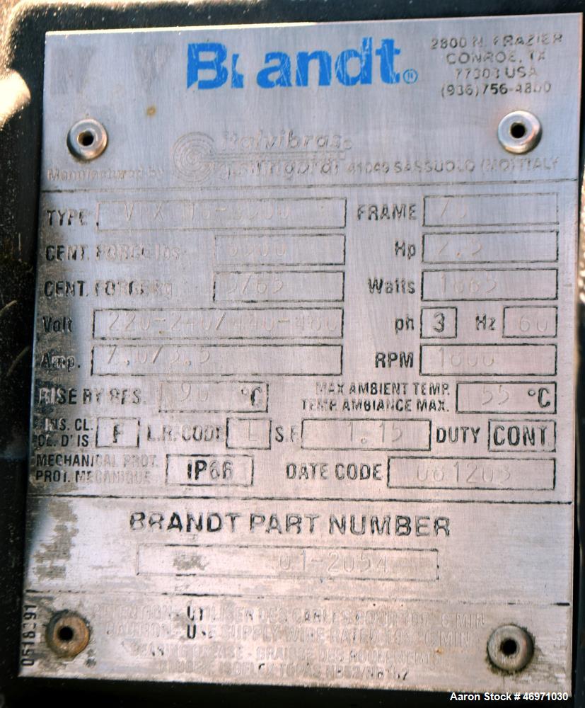 Used NOV Brandt National Oilwell Varco King Cobra Shaker, Model 1099509618