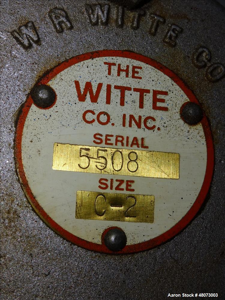 Used Witte Screener, 304 Stainless Steel.