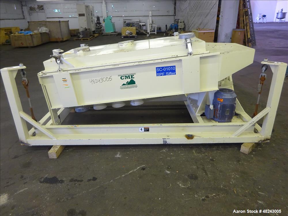 Used- CME Colorado Mill Equipment Triple Deck Pellet Screener, Model SCR 4056TD,