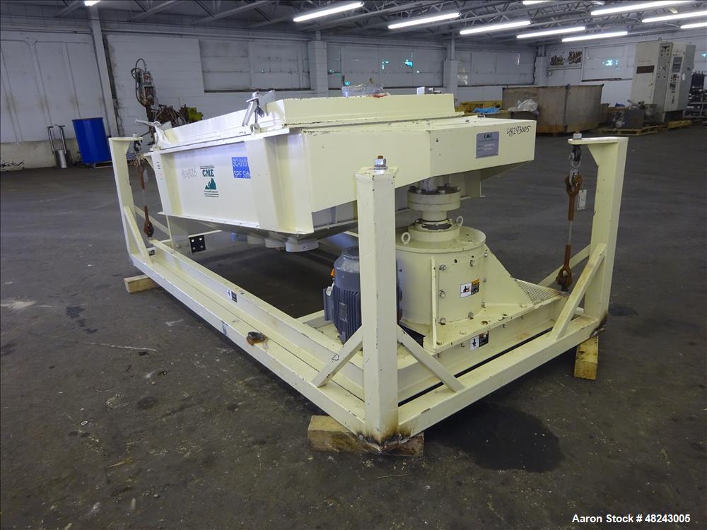 Used- CME Colorado Mill Equipment Triple Deck Pellet Screener, Model SCR 4056TD,