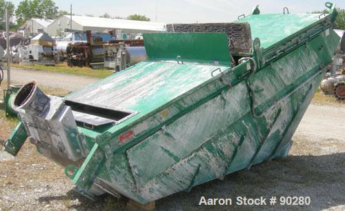 USED: Derrick Screener model M48-144D-3DD, 304 stainless steel.  2 decks, first deck 40" wide x 140" long, second deck 40" wide x 138" long.  Driven by a 2.5 HP, 3/60/460/480 volt, 1800 RPM motor.  1...