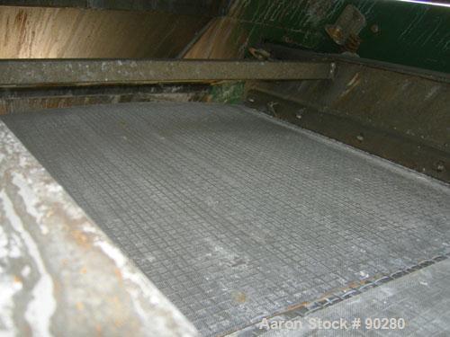 USED: Derrick Screener model M48-144D-3DD, 304 stainless steel.  2 decks, first deck 40" wide x 140" long, second deck 40" wide x 138" long.  Driven by a 2.5 HP, 3/60/460/480 volt, 1800 RPM motor.  1...