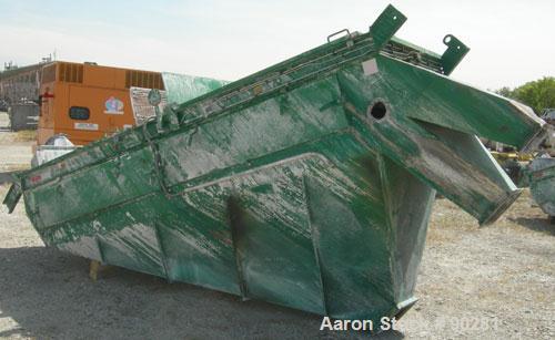 USED: Derrick Screener model M48-144D-3DD, 304 stainless steel.  2 decks, first deck 40" wide x 140" long, second deck 40" wide x 138" long.  Driven by a 2.5 HP, 3/60/460/480 volt, 1800 RPM motor.  1...