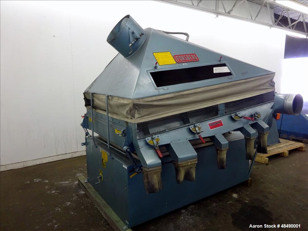 Used Forsberg Vacuum Gravity Separator, Model 50-VMS.