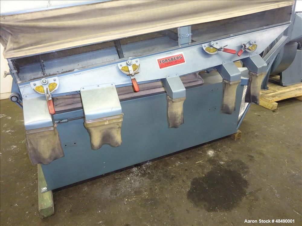 Used- Forsberg Vacuum Gravity Separator, Model 50-VMS.