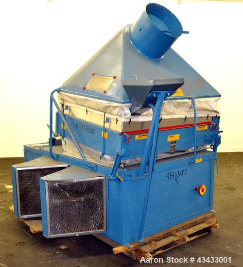 Used Forsberg Inc. Vacuum Gravity Separator, Model 50V. Carbon steel, and wood construction. 19 Square feet deck area. Driven by a 1/2 hp, 3/60/208-230/460 volt, 1725 rpm motor. Manual speed adjustme...