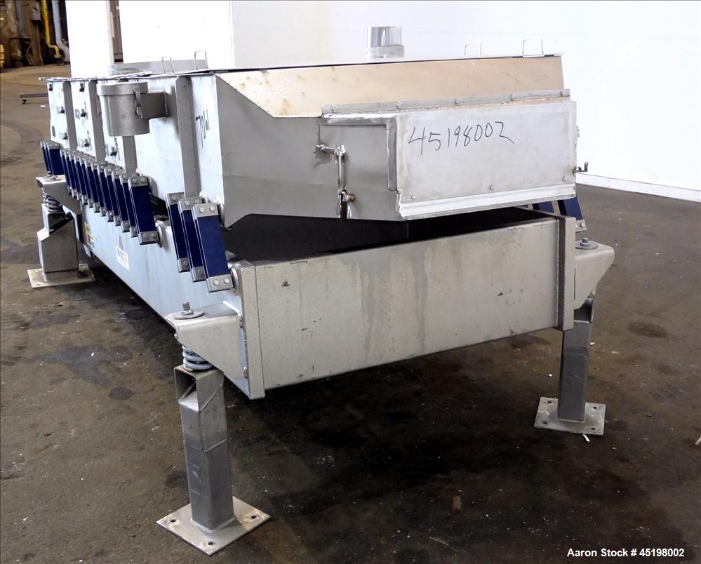 Used Stainless Steel Key Technology Iso-Flo Fines/Overs Removal Vibratory Shack