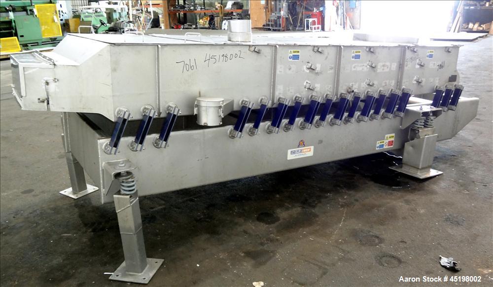 Used Stainless Steel Key Technology Iso-Flo Fines/Overs Removal Vibratory Shack
