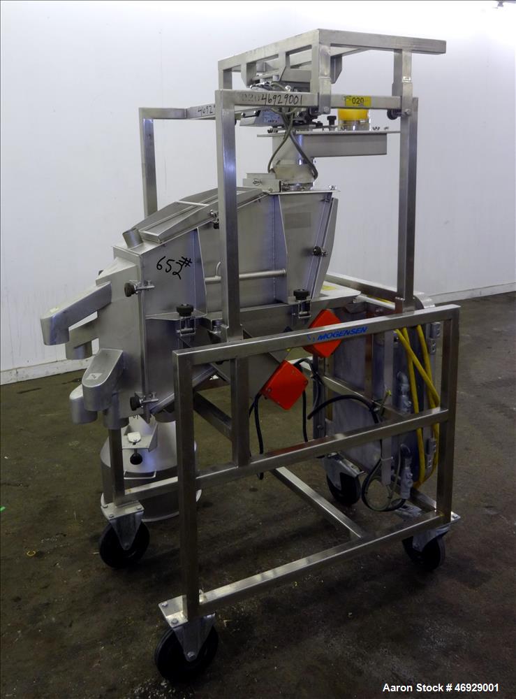Used Mogensen Flow Through Screener / Sizer, Model S-0254.