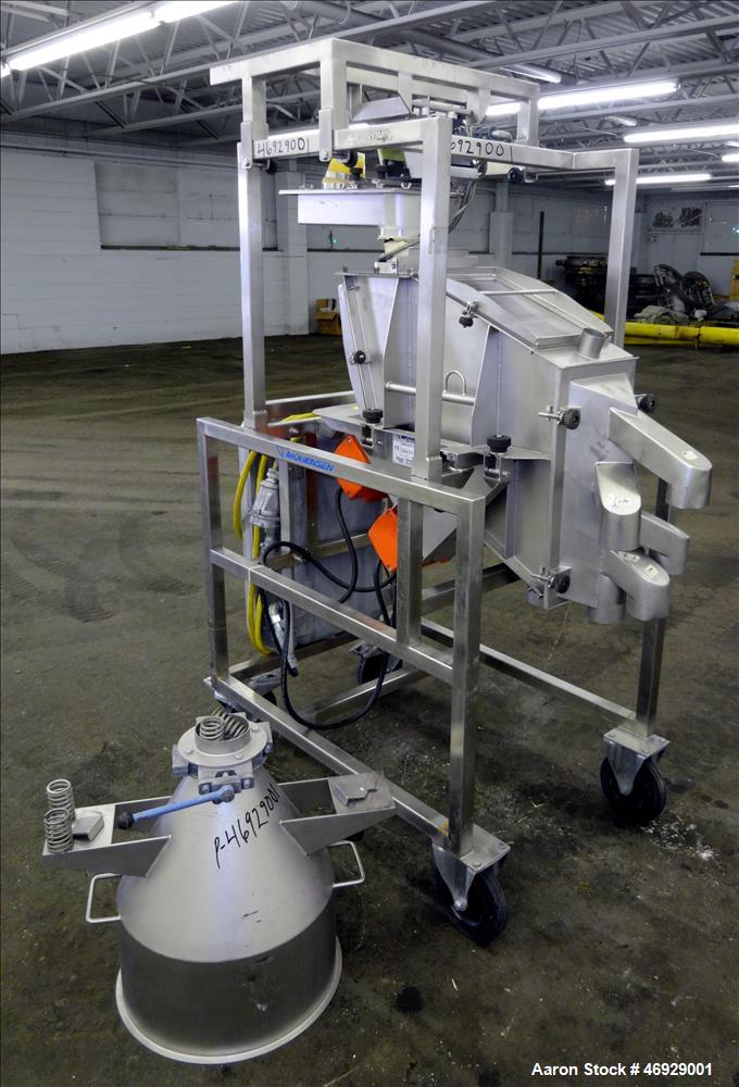 Used Mogensen Flow Through Screener / Sizer, Model S-0254.