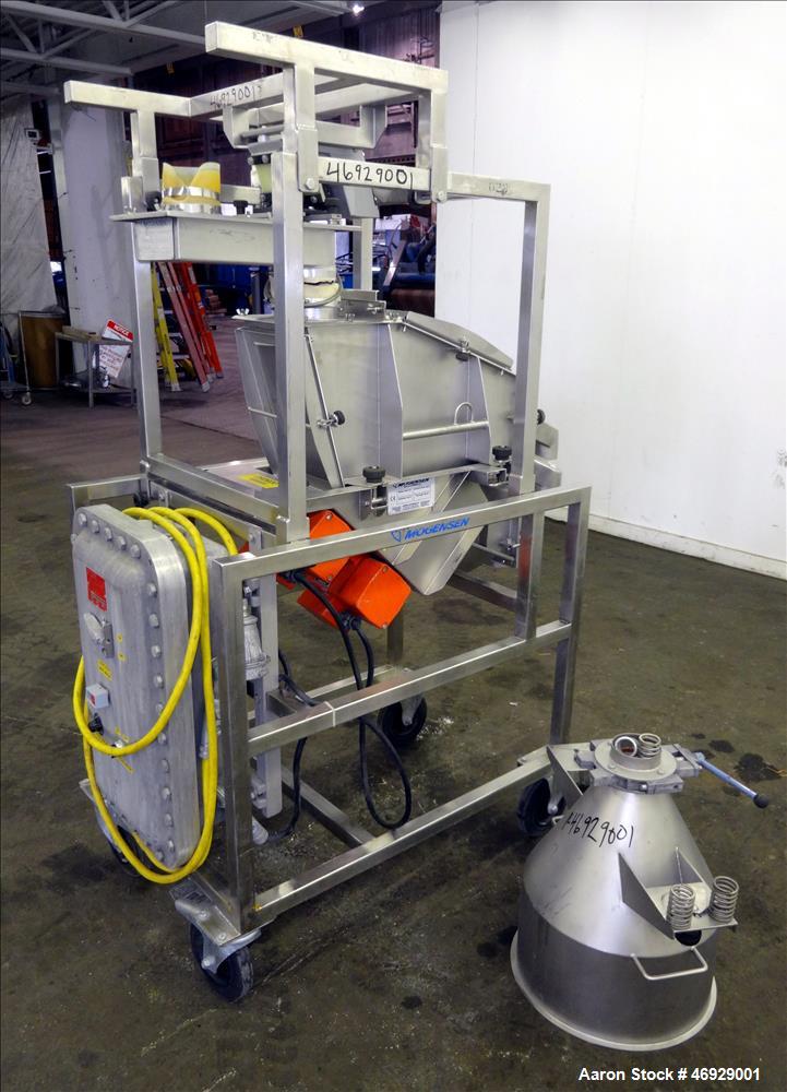 Used Mogensen Flow Through Screener / Sizer, Model S-0254.