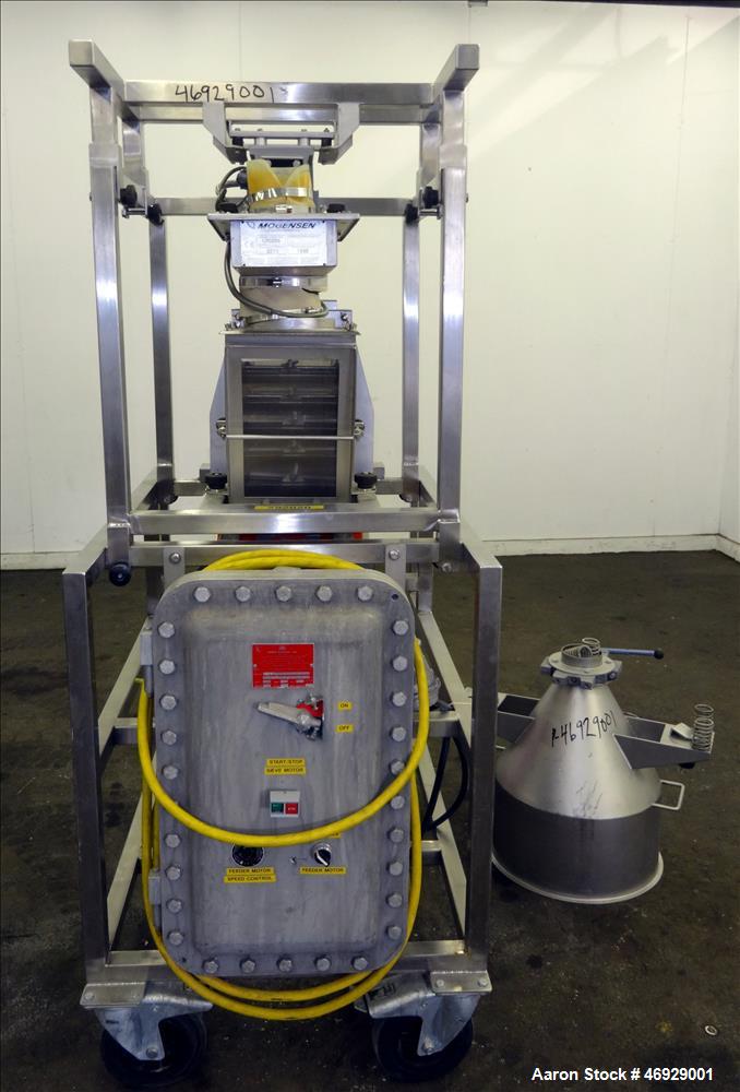 Used Mogensen Flow Through Screener / Sizer, Model S-0254.