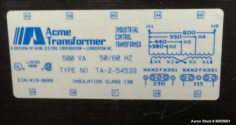 Used- Mogensen Flow Through Screener / Sizer, Model S-0254.