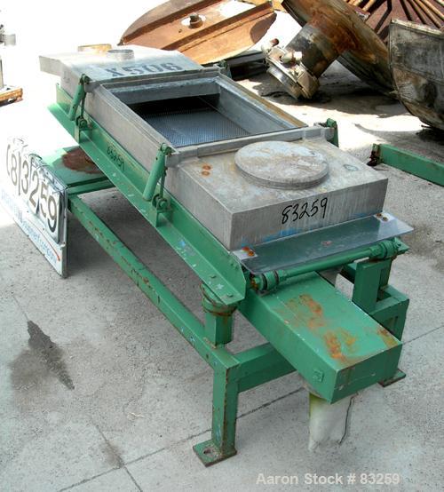 Used Stainless Steel Rectangular Screener