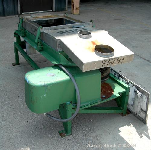 Used Stainless Steel Rectangular Screener