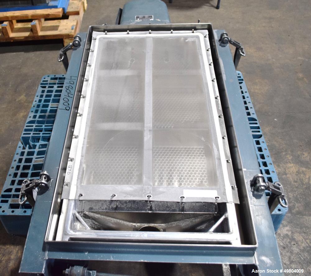 Used Rotex Screener, Model 111A AL/SS, Stainless Steel.