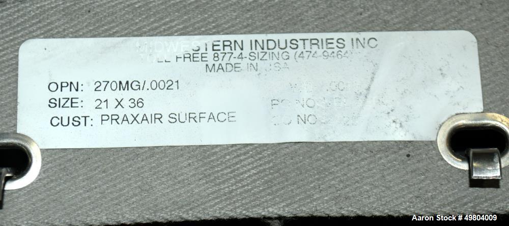 Used Rotex Screener, Model 111A AL/SS, Stainless Steel.
