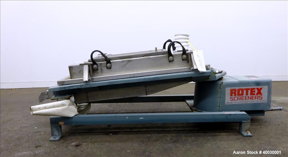 Used Rotex Screener, Model 111PS-SSSL