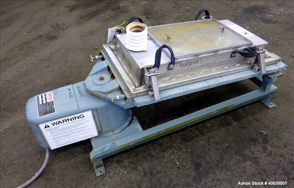 Used Rotex Screener, Model 111PS-SSSL