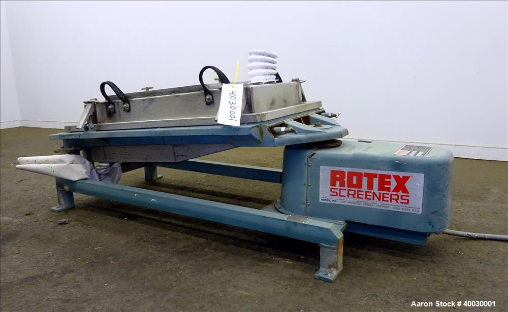 Used Rotex Screener, Model 111PS-SSSL