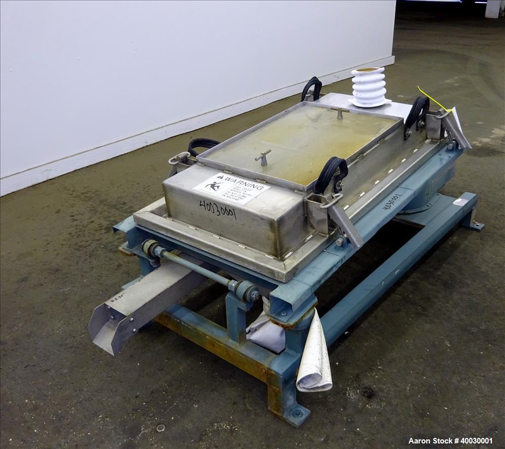 Used Rotex Screener, Model 111PS-SSSL