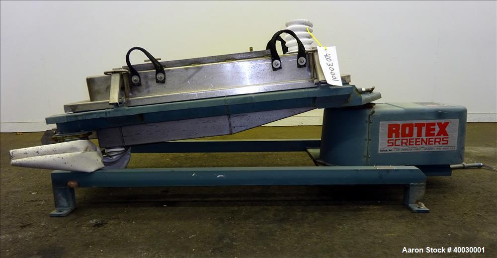 Used Rotex Screener, Model 111PS-SSSL