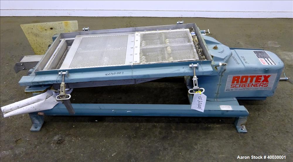 Used Rotex Screener, Model 111PS-SSSL
