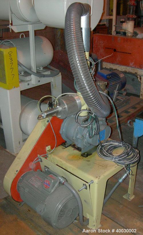 Used Resin Screening Tower Consisting Of: (1) Rotex screener, model 111PSSS-SS, single deck, 2 separation, 304 stainless steel.20'' x 37'' screen, 5.1 square feet area, ball cleaning deck. Driven by ...
