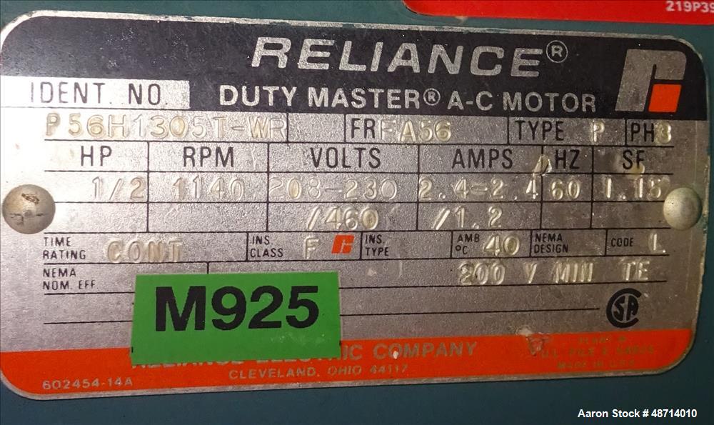 Used Rotex Screener, Model 111SANALSS, 304 Stainless Steel.