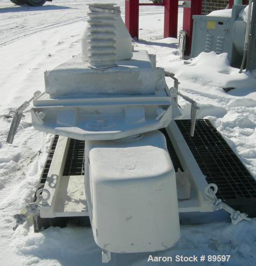 Used Rotex Screener, Model 11ASS/SS, 304 Stainless Steel. 20" Wide x 48" long single deck, 3 separation. Clamp down 304 stainless steel top cover, 2 bottom outlets, 6.6 square feet screen area. Drive...