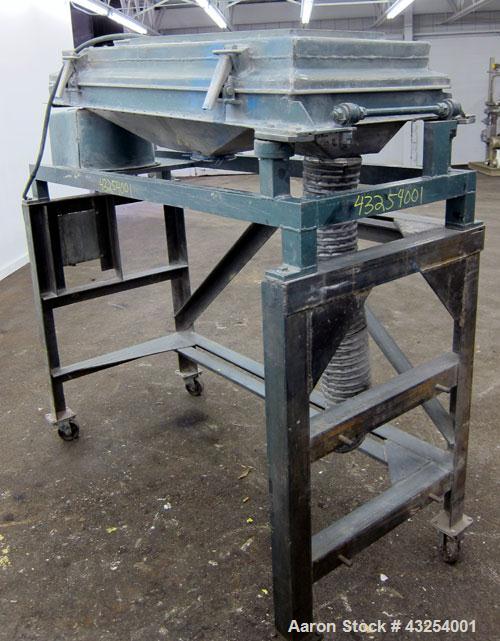 Used- Rotex Screener, Model 11 PS AL/SS, 304 Stainless Steel. 20" Wide x 36" long, single deck, 2 separation. 1 Piece alumin...