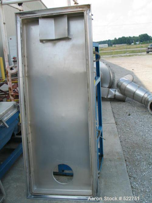 USED: Rotex 30" x 60" screener, model 202A-AL/MS, double deck, threeseparations. Aluminum cover and screen frames, carbon steel pan. 6"inlet, 10" inspection cap opening. Three 6" outlets. Suspended c...