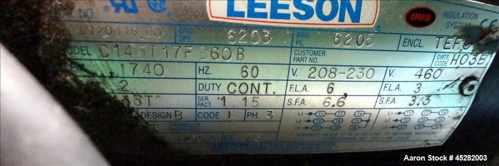 Used Rotex Screener, Model 202PS AL/SS.