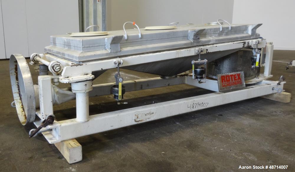 Used Rotex Screener, Model 3201SAN AASL, 304 Stainless Steel.