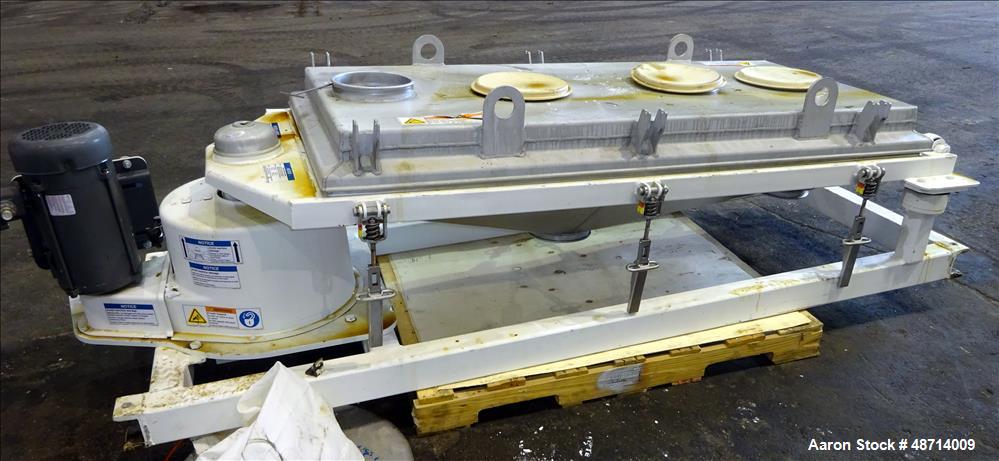 Used Rotex Screener, Model R3201SANAASL, 304 Stainless Steel.