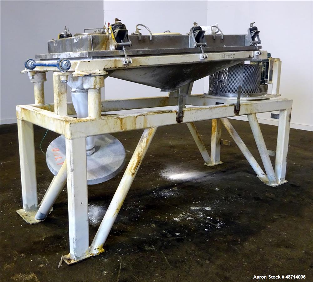 Used Rotex Screener, Model 3201SANSSSL, 304 Stainless Steel.