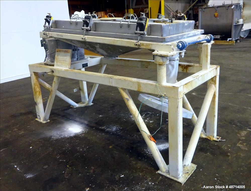 Used Rotex Screener, Model 3201SANSSSL, 304 Stainless Steel.