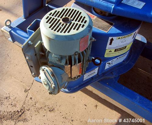 Used Rotex Screener, Model 3421GC MWMM, Carbon Steel. Approximately 60" wide x 84" long single deck, 2 separation.  Nominal area per screen surface 35 square feet. 2-1/2" stroke screen motion. (2) Bo...