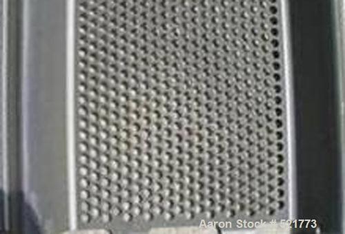 USED: Rotex screener 30" x 60", three deck, model 403A-AL-MS. Aluminum cover and screen frames. Automatic tension. Mild steel pan and box frame. 145 lbs upper, 64 lbs lower. Four outlets. 2 hp, 208-2...