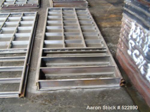 USED: 40" x 84" four deck Rotex screener, carbon steel automatictension design, model 504-A-MS/MS. 7.5 hp, 1200 rpm drive.