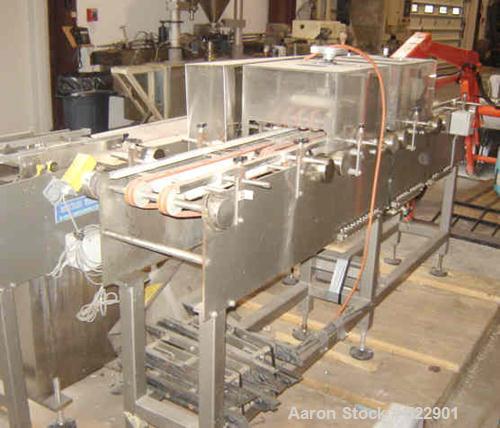 USED: 60" x 144" two deck Rotex screener, model 522A-ALSS. 367 lbsupper weight, 183 lbs lower weight. Two piece aluminum covers, aluminum screen frames. Automatic tension design. Stainless steel boxa...