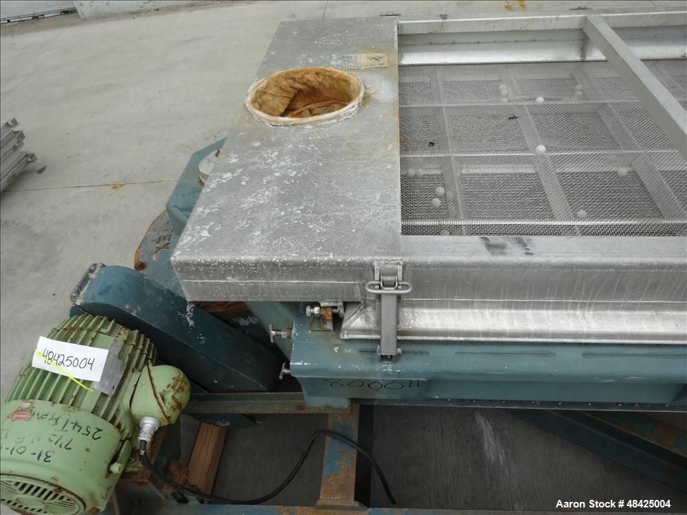 Used Rotex Screener, Model 522A, Carbon Steel.