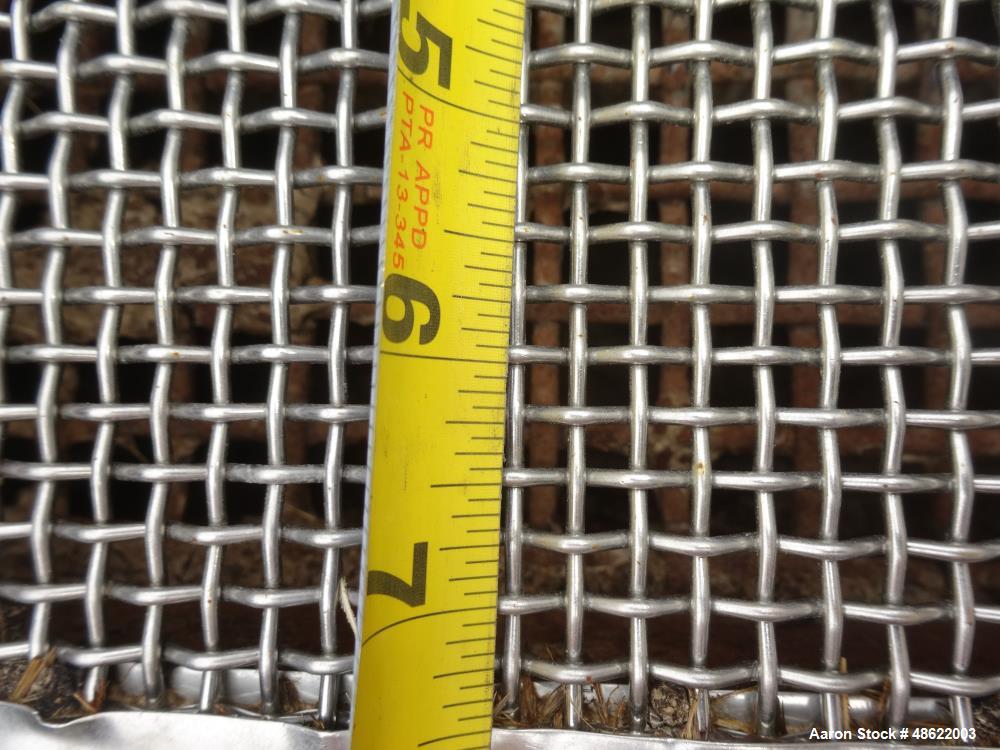 Used Rotex Screener, Model 523DA MMMM, Carbon Steel.