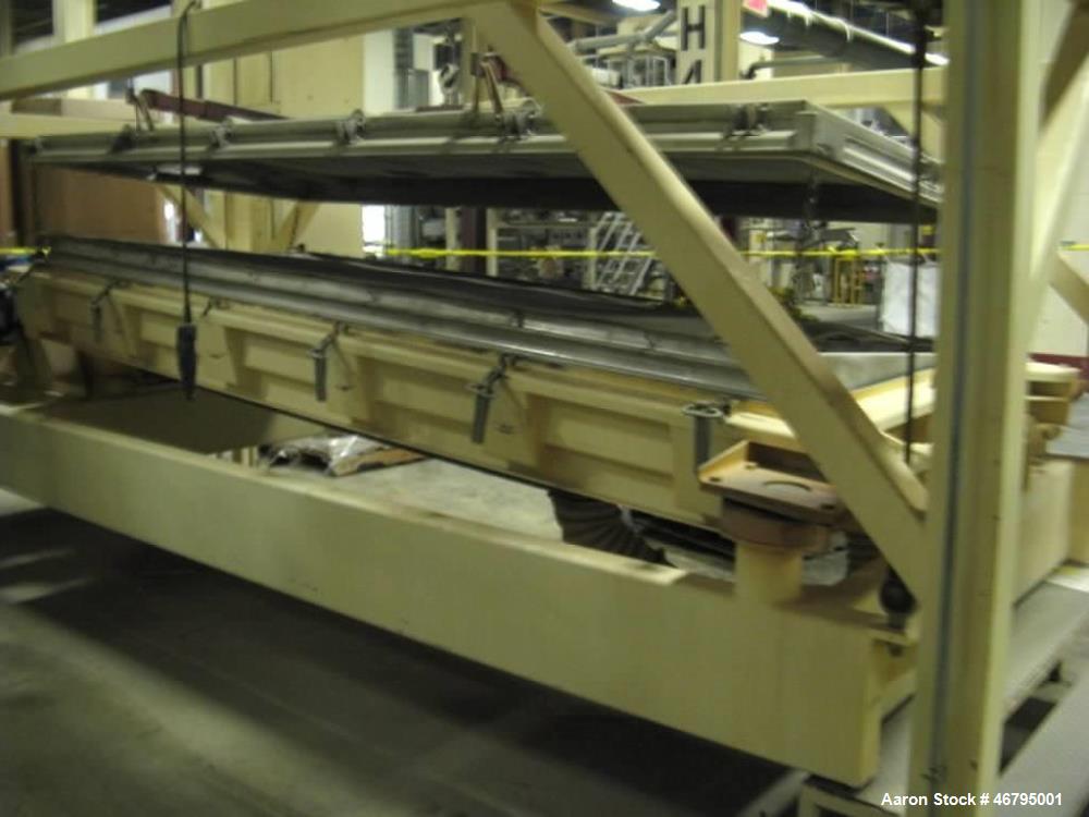 Used Rotex sifter. About 12’ long x 6’ wide.  Model 52A AL/SS serial # R190394  Stainless steel