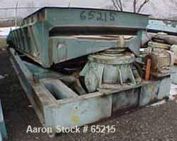 USED: Rotex chip screener, model 72. Carbon steel, single deck, 80" wide x 180" long nominal screen surface, driven by 10 hp motor, 460 volt, 1200 rpm, rated for 40 chip units per hour. OAD 242" x 10...