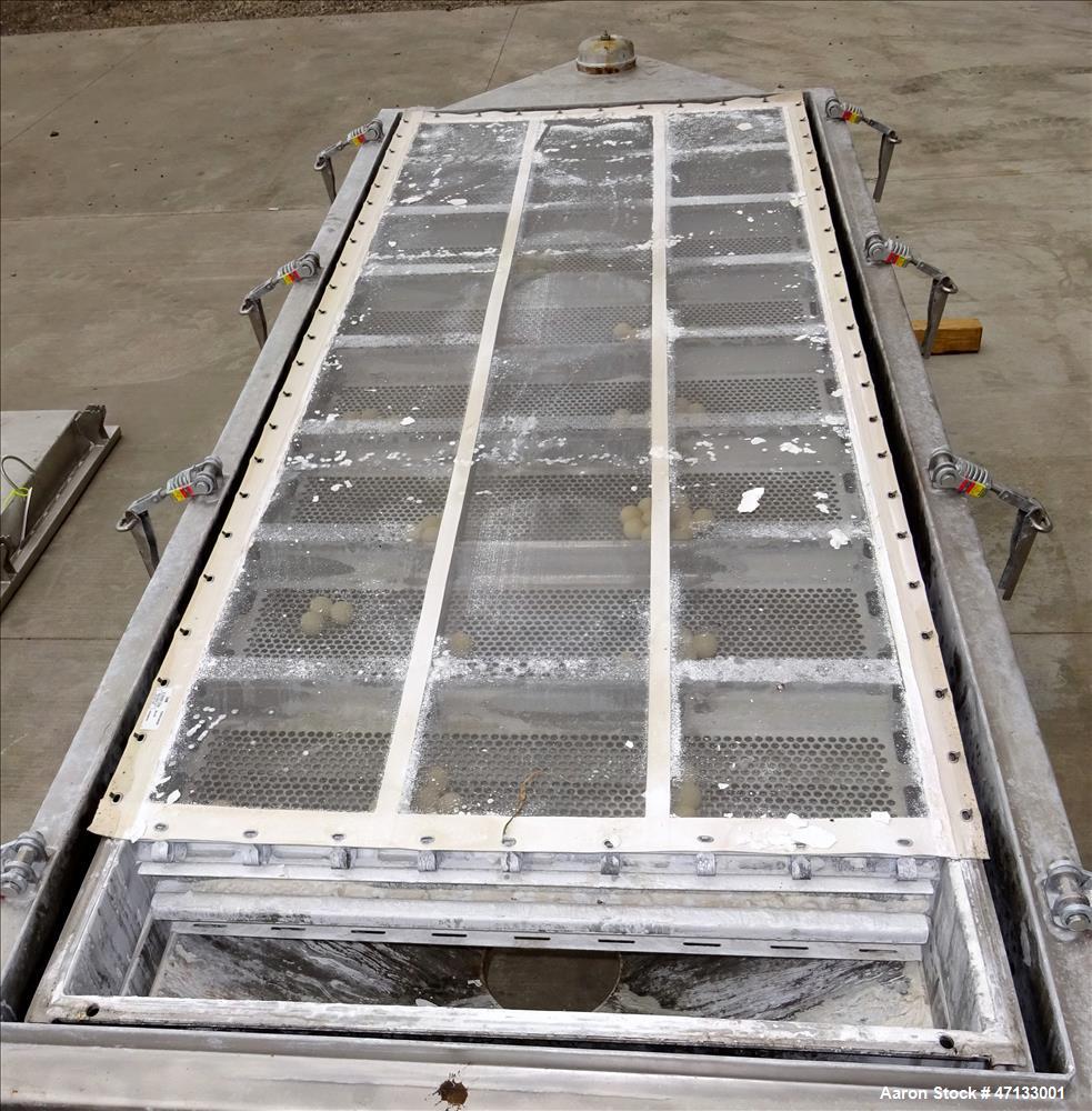Used Rotex Screener, Model 802SAN SSSL, 304 Stainless Steel.