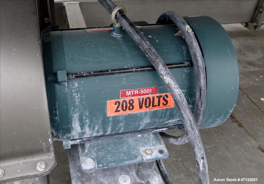 Used Rotex Screener, Model 802SAN SSSL, 304 Stainless Steel.