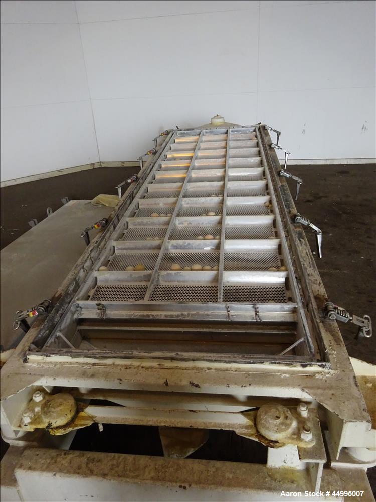 Used Rotex Screener, Model 82-SAN-AL/SS, 304 Stainless Steel.