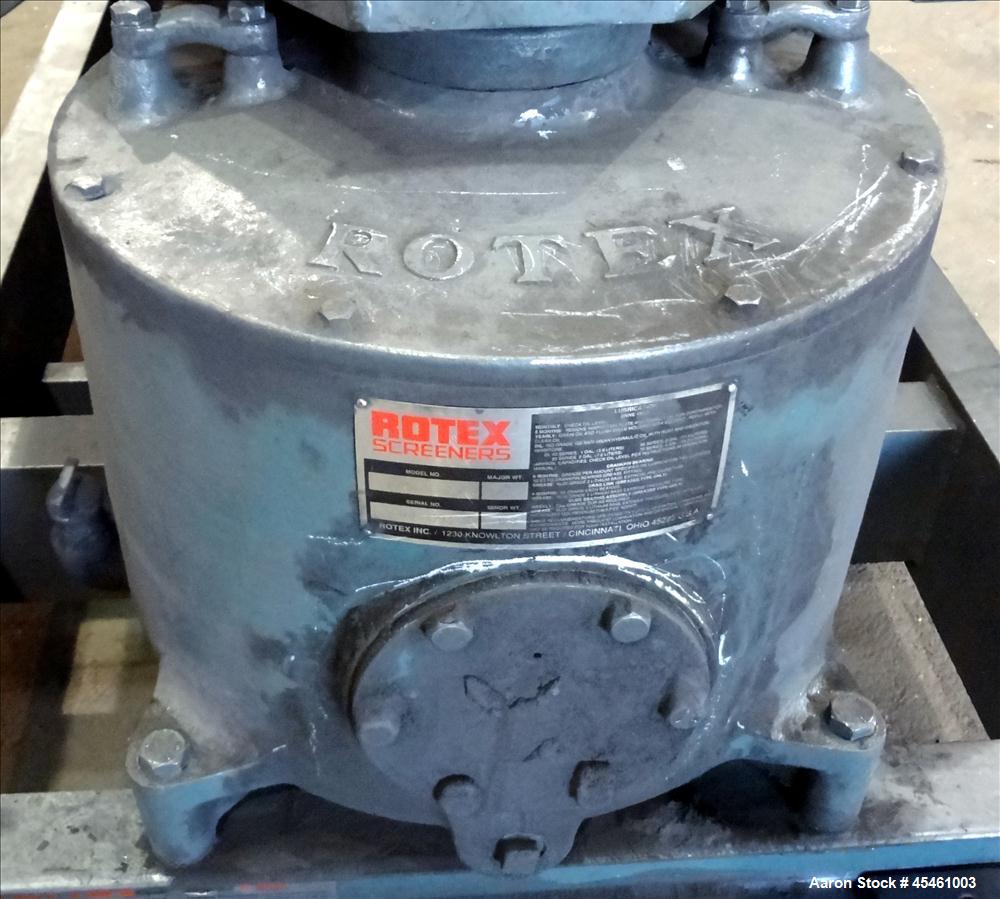 Used Rotex Rectangular Screener Model 82A MS/MS