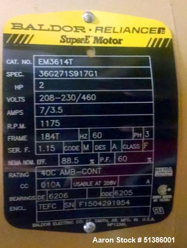 Used- Rotex Apex Totally Enclosed Gyratory/Reciprocating Screener